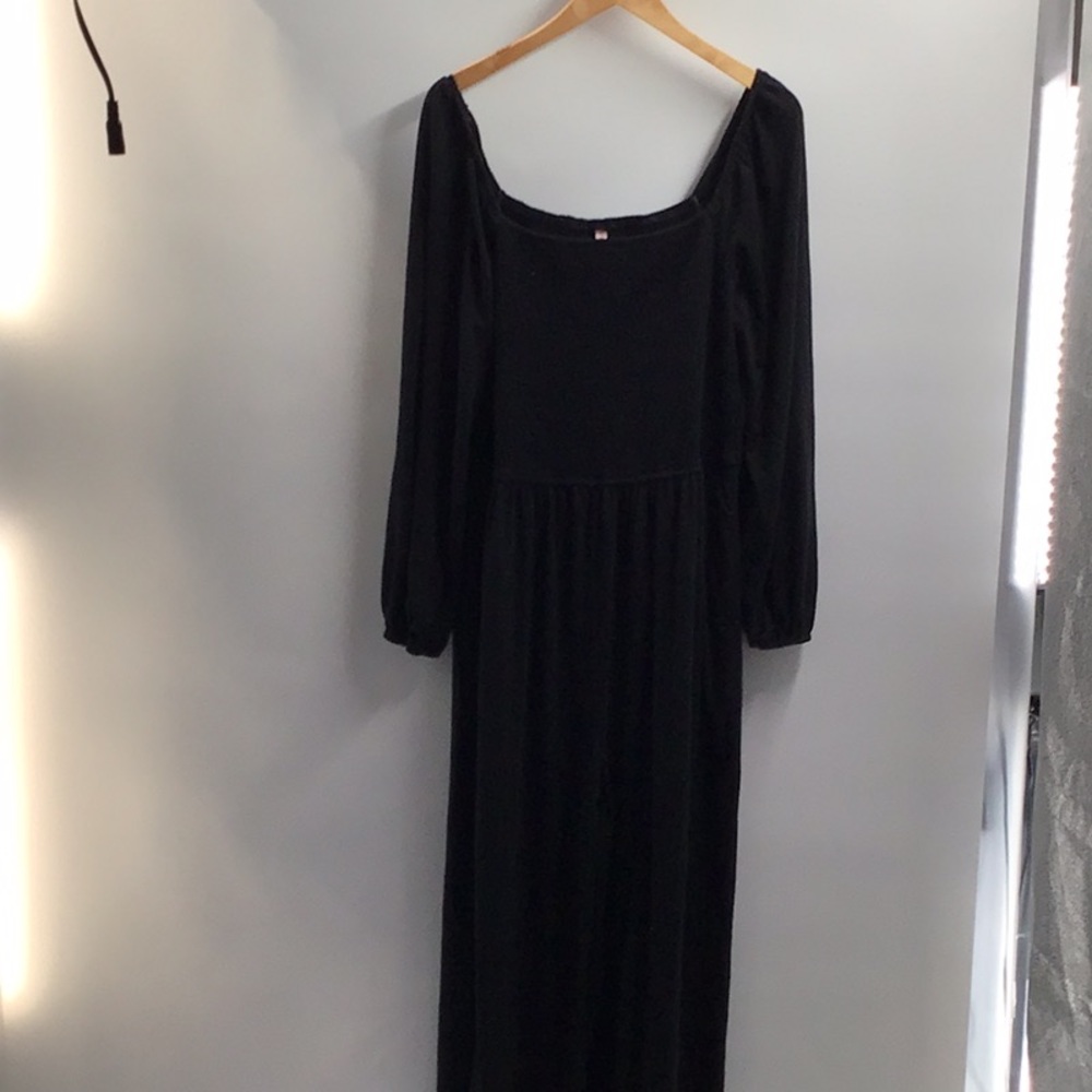 Chic Black Long Sleeve Jumpsuit